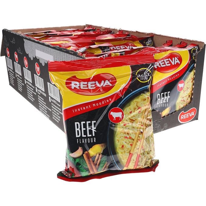 Reeva Instant nudler Oksekød 24-pak