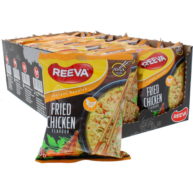 Reeva Pikanuudelit Paistetun Kananmakuinen 24-pack