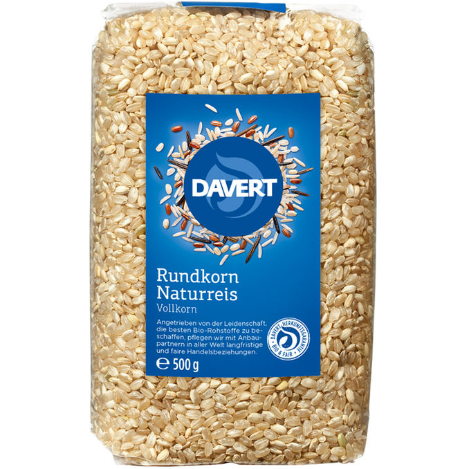 Davert 2 x BIO Rundkorn Naturreis