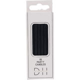 DesignHouse 95 Tårtljus Svart 16-pack