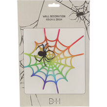 Papirsdekoration Spindelsvæv 45x38cm