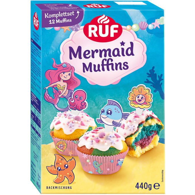Ruf Mermaid Muffins Backmischung