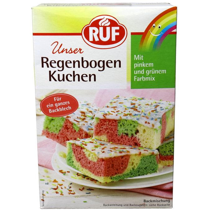 Ruf Backmischung Regenbogen Kuchen