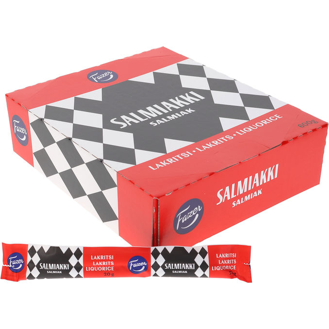 Fazer Salmiakki Stänger 30-pack