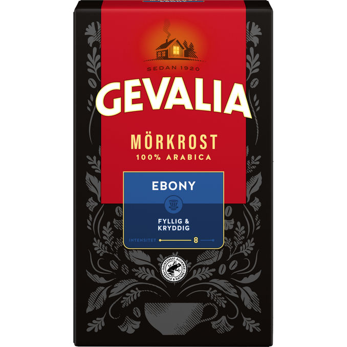 Gevalia Bryggkaffe Ebony Mörkrost