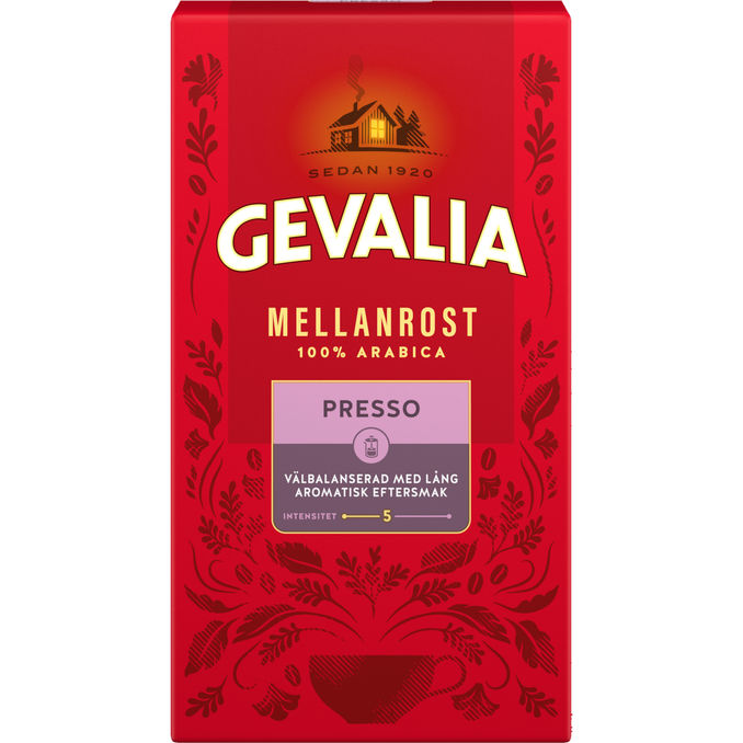 Gevalia Kaffe Mellemristet Presso