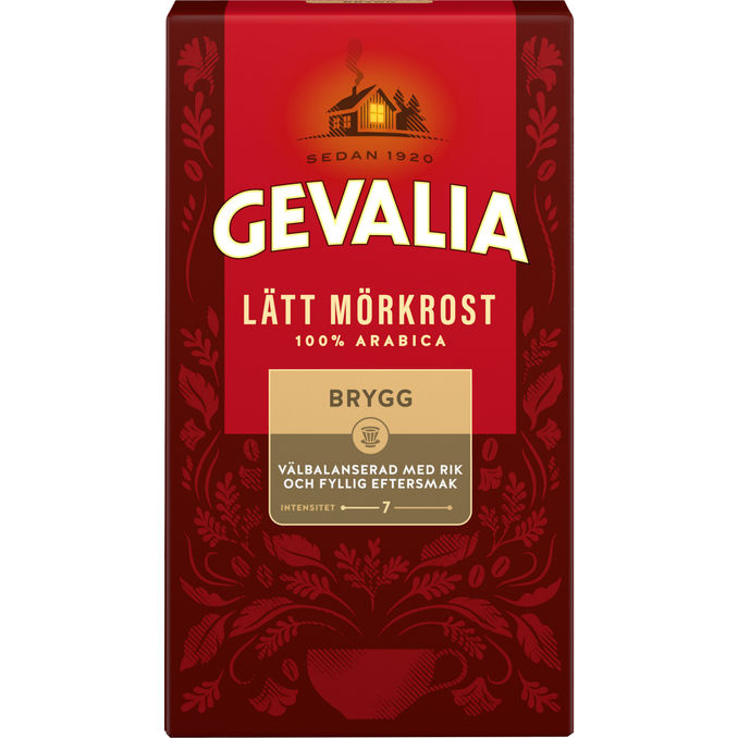 Läs mer om Gevalia Bryggkaffe Lätt Mörkrost