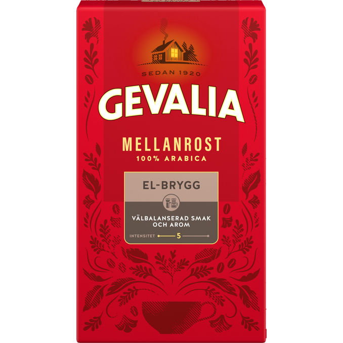 Gevalia Kaffe Mellemristet Elbryg