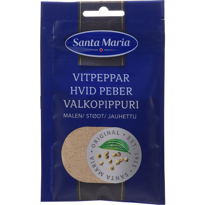 Santa Maria Vitpeppar Malen