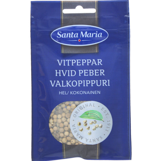 Santa Maria Vitpeppar Hel