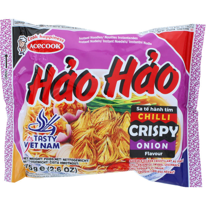 ACECOOK Pikanuudelit Chili & Rapea Sipuli