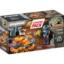 Playmobil Dino Rise Starter Pack Kampf gegen den Feu­ers­kor­pi­on