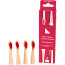 A G A Good Company - A Good Electric Toothbrush Head, 4-pack Philips - Hard, red 1