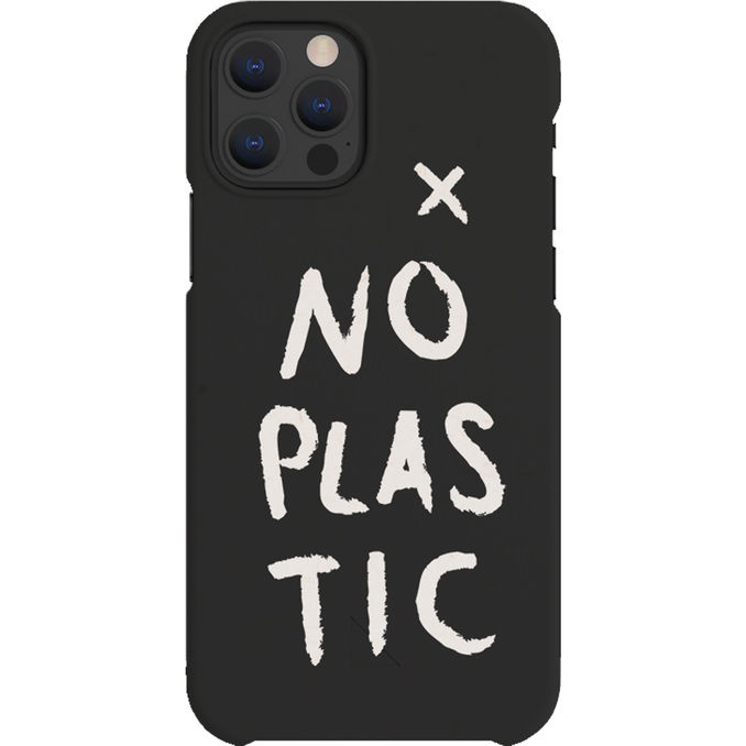 A Good Company Mobilskal iPhone 12 Pro No Plastic Svart & Vit