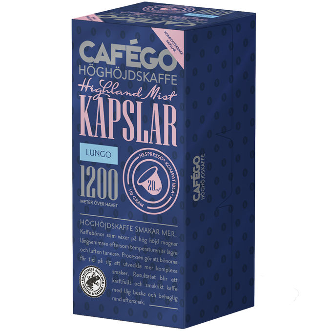 Läs mer om Cafégo Kaffekapslar Highland Mist 20-pack