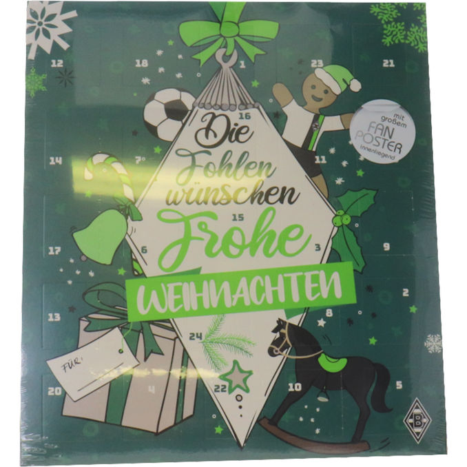 Weihnachtskalender Adventskalender Borussia Mönchengladbach inkl. Poster