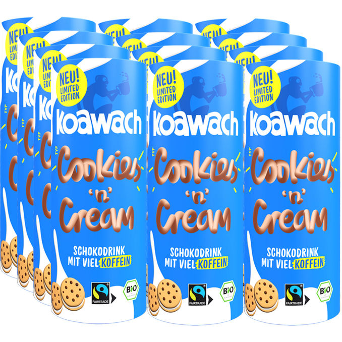 Koawach BIO Schokodrink Cookies & Cream, 12er Pack