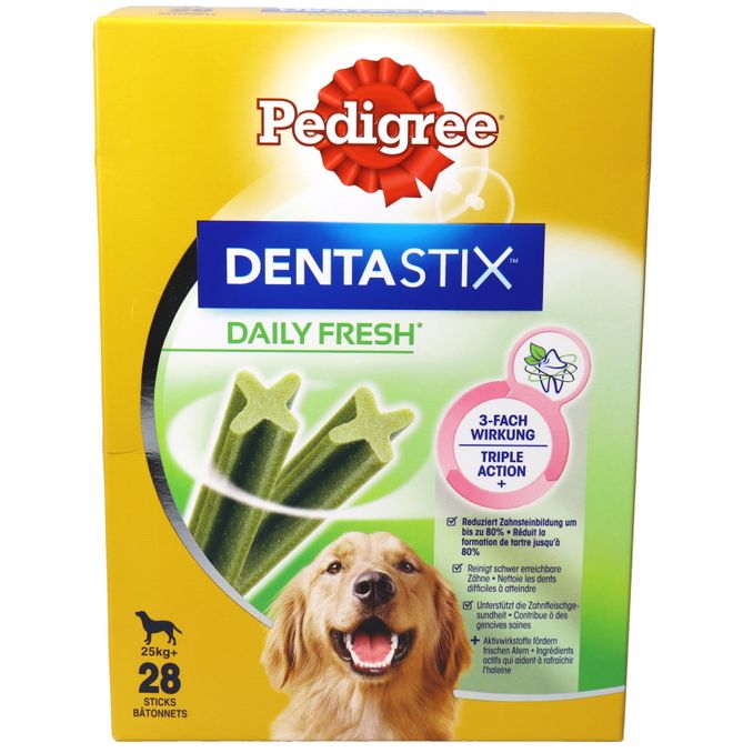 Pedigree Zahnpflegesticks für große Hunde, 4er Pack