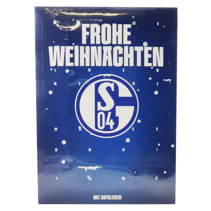 Weihnachtskalender Schalke 04 Adventskalender inkl. Poster