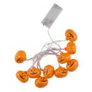 ArtiCasa Halloween Lichterkette Kürbis mit 10 LED  1,5 m