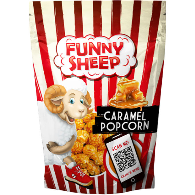 Funny sheep Popcorn Karamell