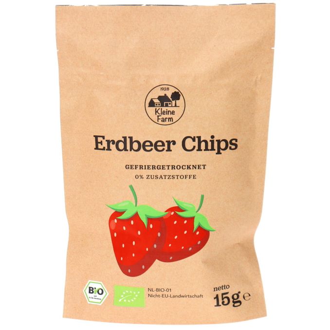 Kleine Farm BIO Erdbeer Chips