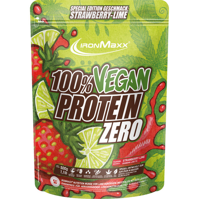 IronMaxx Proteinpulver Vegan Strawberry Lime