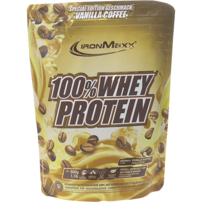 IronMaxx 100% Whey Protein 500g Beutel Vanilla Coffee