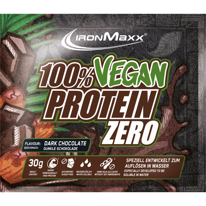 IronMaxx 100% Vegan Protein Zero Dark Chocolate