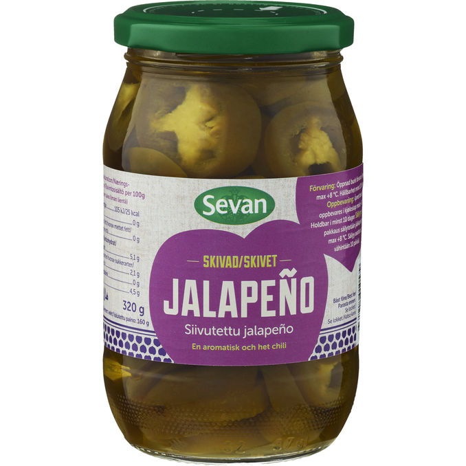 Sevan Jalapeño Skivet Grøn