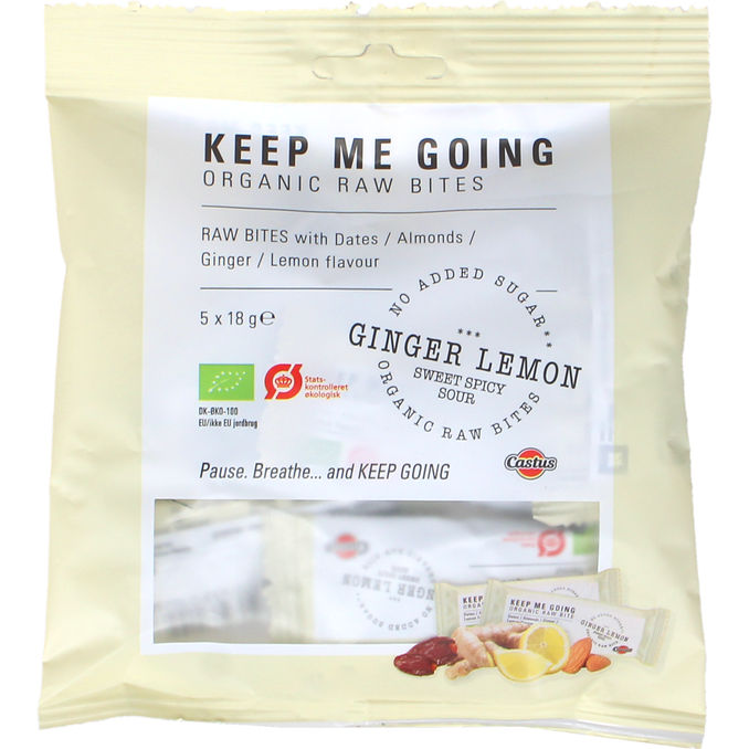 Castus Raw bites Ingefära & Citron