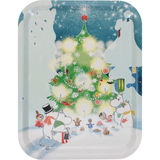 Optodesign Bricka Mumin Julgran 36x28cm