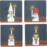 Optodesign Glasunderlägg Lucia 4-pack