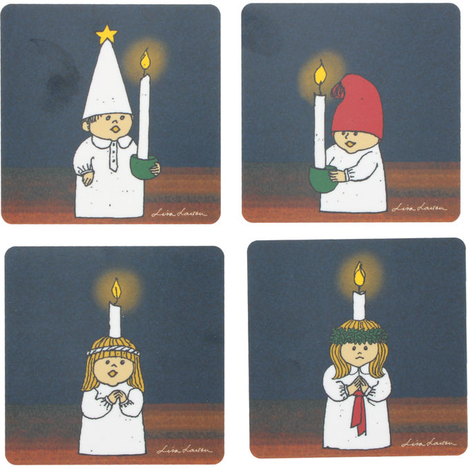 Optodesign Lasinaluset 4-pack