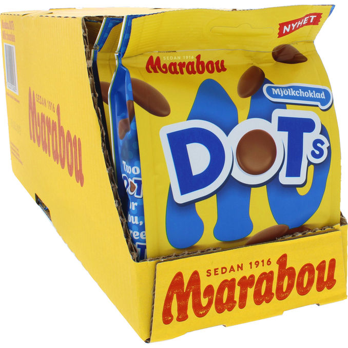 Marabou Dots Mælkechokolade 10-pak