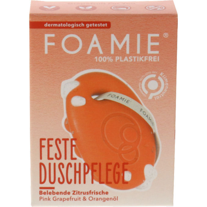 Foamie Festes Duschgel Pink Grapefruit Orangenöl