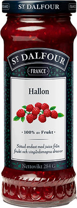 Bäst före: 2027-12-06 St. Dalfour Marmelad Hallon