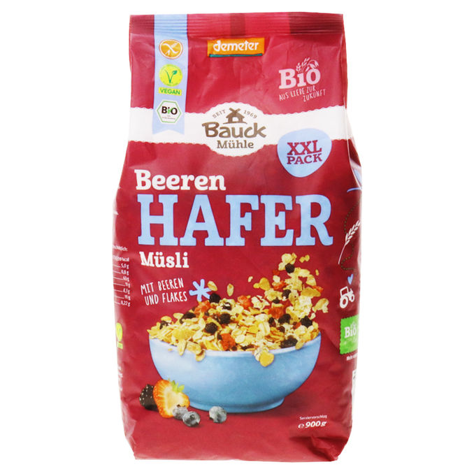 Bauck Hof BIO Beerenmüsli Hafer XXL