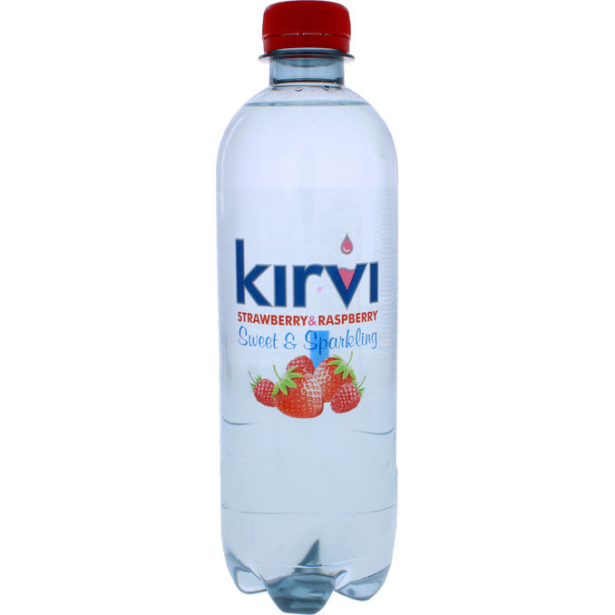 Kirvi Sparkling Vand Hindbær & Jordbær