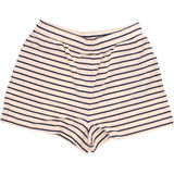 Pierre Robert Pie Tencel Shorts, Midnight Blue/Ecru Stripe stl S