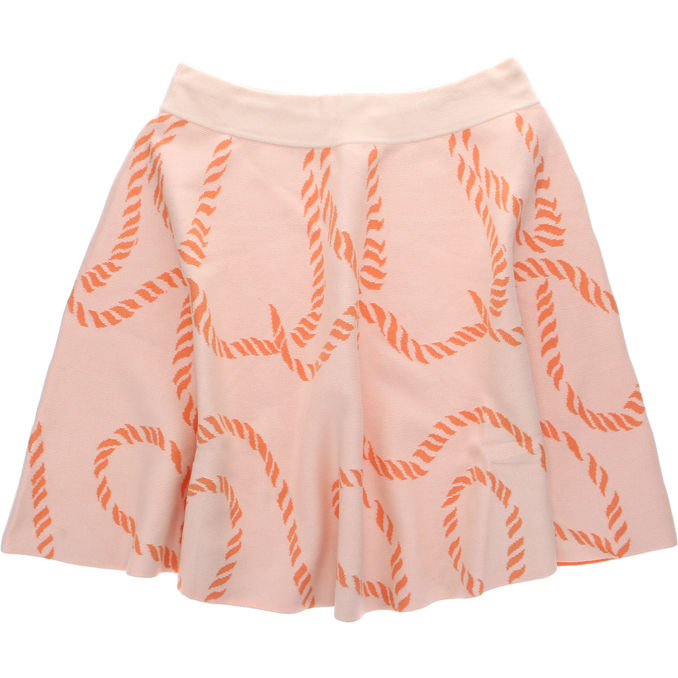 Pierre Robert Vändbar Kjol stl. XL Aprikos & Ecru