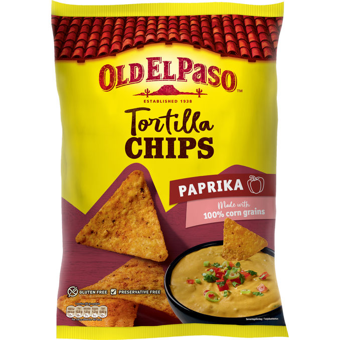 Old El Paso Tortilla Chips Paprika