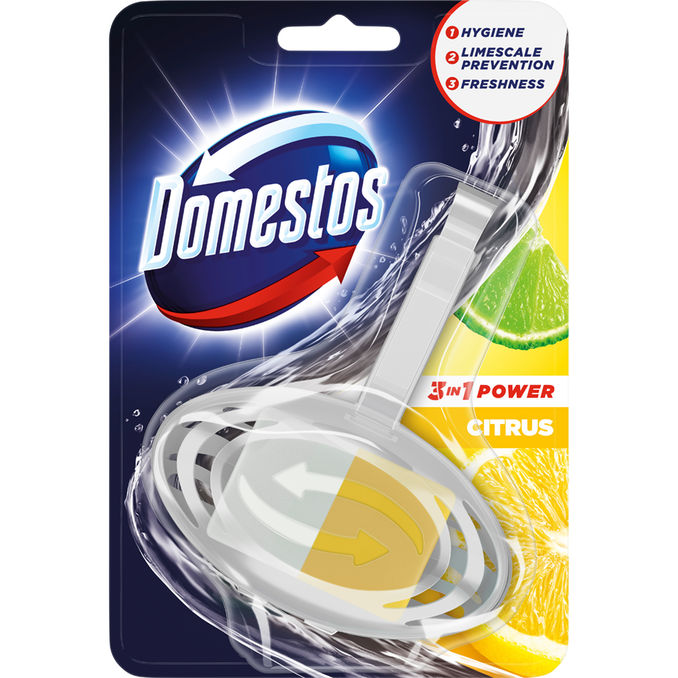 Domestos 3-i-1 Citrus Toiletblok