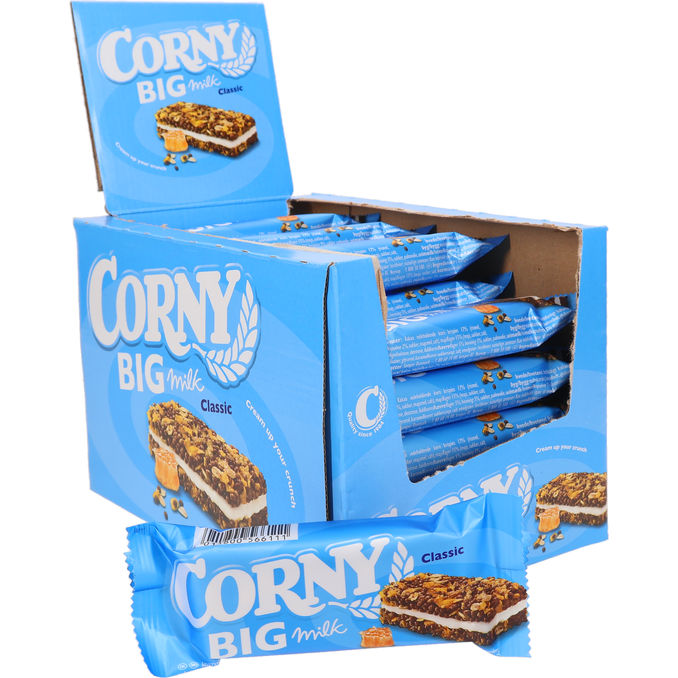 Corny Välipalapatukat Big Milk Classic 24-pack