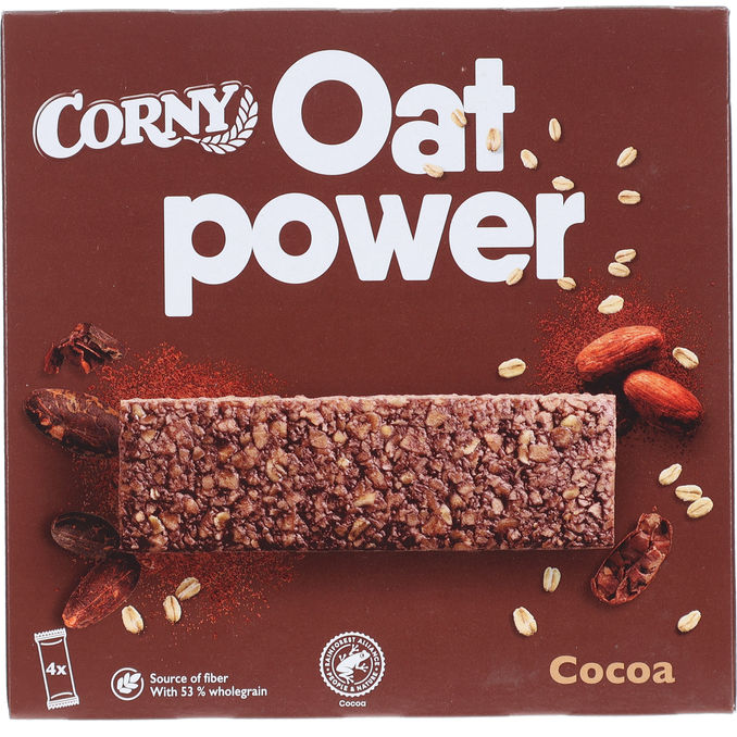 Corny Havrebar Oatpower Kakao 4-pak