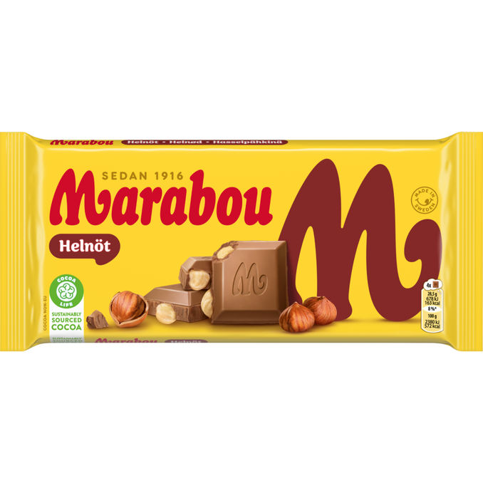 Marabou Mælkechokolade Hele Nødder