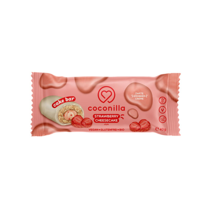 coconilla BIO Cake Bar Strawberry Cheesecake Style