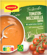 Mindestens haltbar bis: 31.07.2026 Maggi Fix Tomaten-Mozzarella Suppe