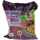 Tummie Time Mie So Good Noodles Steak 4x60g