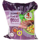 Tummie Time Mie So Good Instant Noodles Steak, 4er Pack